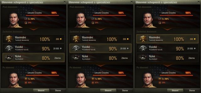 Reset skillů - obnovení schopností a specializace