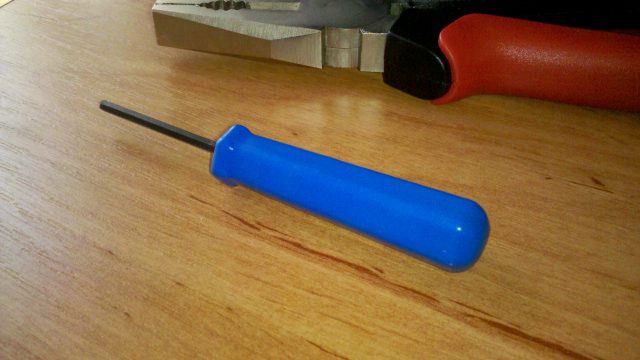 Šroubovák pro seřizování tiskárny, materiál ABS glazovaný